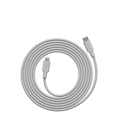 Avolt Cable 1 USB-C to Lightning 2m Gotland Grey
