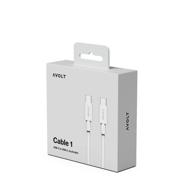 Avolt Cable 1 USB-C to USB-C 2m Gotland Grey