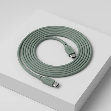 Avolt Cable 1 USB-C to USB-C 2m Oak Green