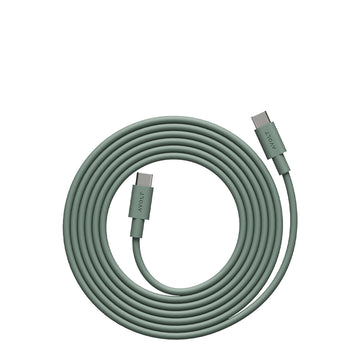 Avolt Cable 1 USB-C to USB-C 2m Oak Green