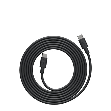 Avolt Cable 1 USB-C to USB-C 2m Stockholm Black