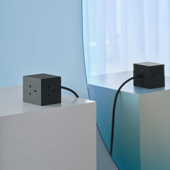 Avolt Square 1 USB-C 1.8m Extension Lead (30W) and Magnetic Base Stockholm Black