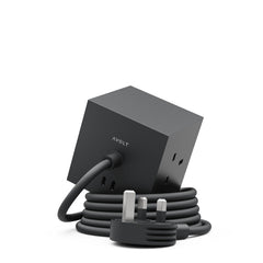 Avolt Square 1 USB-C 1.8m Extension Lead (30W) and Magnetic Base Stockholm Black