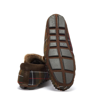 Barbour Monty Slippers Recycled Classic Tartan - Parasol Store