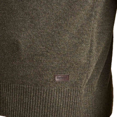 Barbour Nelson Essential V-Neck Knit Seaweed - Parasol Store