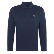 Barbour Original Sports Tailored L/S Polo Shirt Navy - Parasol Store