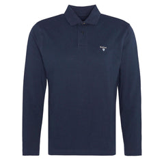 Barbour Original Sports Tailored L/S Polo Shirt Navy - Parasol Store