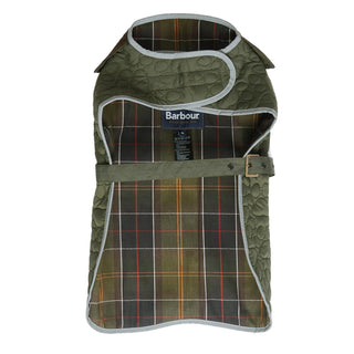 Barbour Paw Quilt Dog Coat Olive - Parasol Store