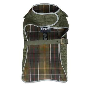 Barbour Paw Quilt Dog Coat Olive - Parasol Store
