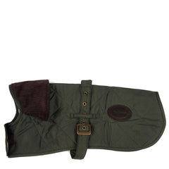 Barbour Quilted Dog Coat Olive - Parasol Store