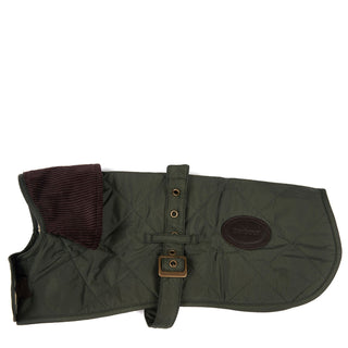 Barbour Quilted Dog Coat Olive - Parasol Store
