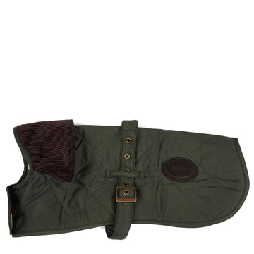 Barbour Quilted Dog Coat Olive - Parasol Store