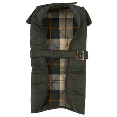 Barbour Quilted Dog Coat Olive - Parasol Store