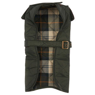 Barbour Quilted Dog Coat Olive - Parasol Store