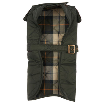 Barbour Quilted Dog Coat Olive - Parasol Store