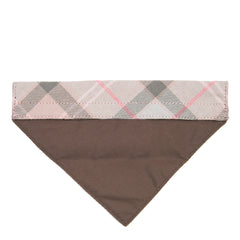 Barbour Tartan Bandana Taupe / Pink Tartan - Parasol Store