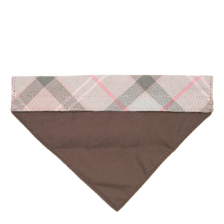 Barbour Tartan Bandana Taupe / Pink Tartan - Parasol Store