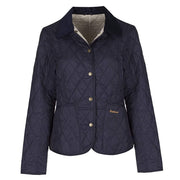 Barbour Womens Summer Liddesdale Quilt Jacket Navy / Pearl - Parasol Store