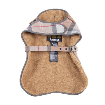 Barbour Wool Dog Coat Taupe / Pink - Parasol Store