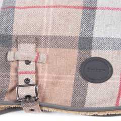 Barbour Wool Dog Coat Taupe / Pink - Parasol Store