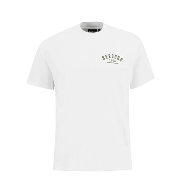 Barbour 1976 Graphic OS T-Shirt White