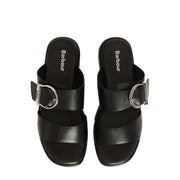 Barbour Womens Adele Sandal Black - Parasol Store