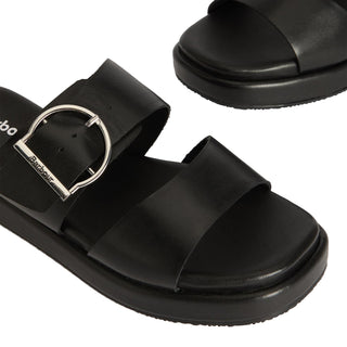 Barbour Womens Adele Sandal Black - Parasol Store