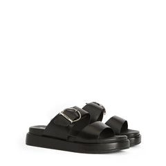 Barbour Womens Adele Sandal Black - Parasol Store