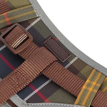 Barbour Adjustable Tartan Dog Harness Classic Tartan - Parasol Store