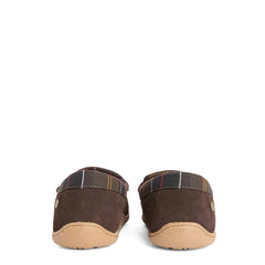 Barbour Albert Slipper Brown Suede
