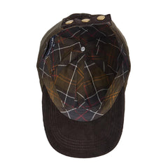 Barbour Ashby Cap Olive/Brown - Parasol Store