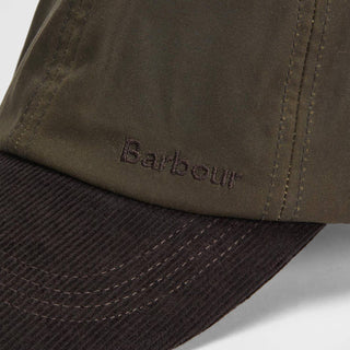 Barbour Ashby Cap Olive/Brown - Parasol Store