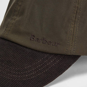 Barbour Ashby Cap Olive/Brown - Parasol Store