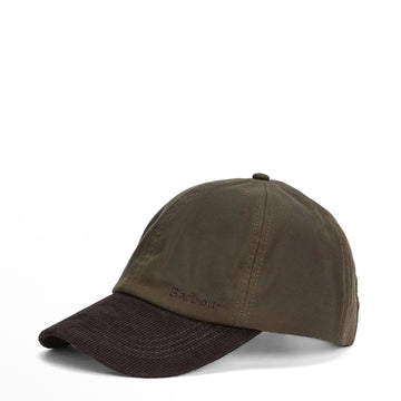 Barbour Ashby Cap Olive/Brown - Parasol Store