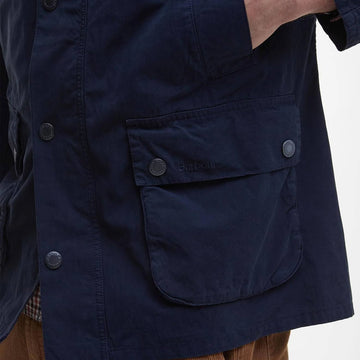 Barbour Ashby Casual Jacket Navy - Parasol Store