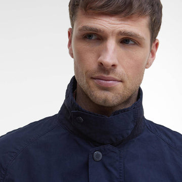 Barbour Ashby Casual Jacket Navy - Parasol Store
