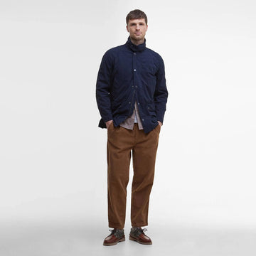 Barbour Ashby Casual Jacket Navy - Parasol Store