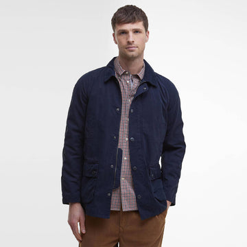 Barbour Ashby Casual Jacket Navy - Parasol Store