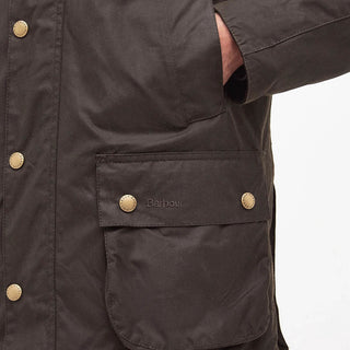 Barbour Ashby Waxed Jacket Olive - Parasol Store