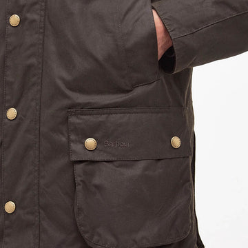 Barbour Ashby Waxed Jacket Olive - Parasol Store