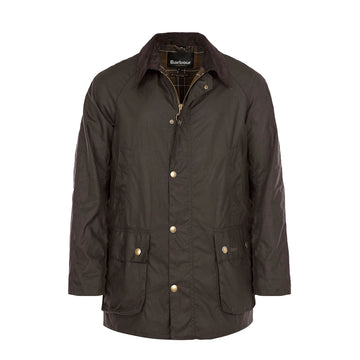 Barbour Ashby Waxed Jacket Olive - Parasol Store