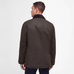 Barbour Ashby Waxed Jacket Olive - Parasol Store