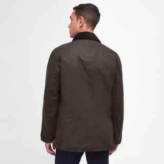 Barbour Ashby Waxed Jacket Olive - Parasol Store