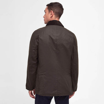 Barbour Ashby Waxed Jacket Olive - Parasol Store