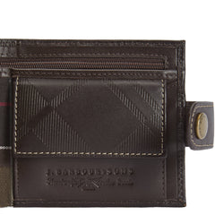 Barbour Bamburgh Deboss Leather Wallet Brown