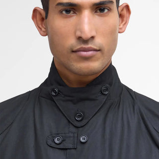 Barbour Beacon Sports Wax Jacket Black - Parasol Store