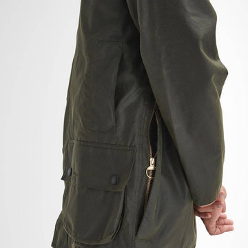 Barbour Beaufort Wax Jacket Archive Olive - Parasol Store