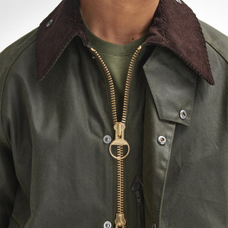 Barbour Beaufort Wax Jacket Archive Olive - Parasol Store