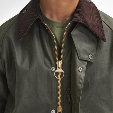 Barbour Beaufort Wax Jacket Archive Olive - Parasol Store