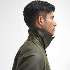Barbour Beaufort Wax Jacket Archive Olive - Parasol Store